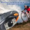 Locadence 1Pair Cycling Shoes Cleat, 2.87X2.X0.31in Removable Cycling Shoes Cleat Cover Adapter Converter with Screws for Cycling Lovers view 3