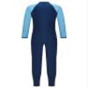 Sxiwei Kids Girls Athletic Swimsuit Long Sleeve One Piece Full Body Rash Guard Swimwear Bodysuit Navy Blue 15-16 Years view 2