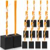 Shappy 12 Pieces Baseball Base Plugs with Tassel Heavy Duty Anchor Plugs for Baseball Field and Softball Accessories(Orange) view 1