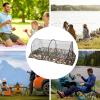 1/4 Pop Up Mesh Tent - Portable Outdoor Camping Tent Net, Easy Setup Camping Tent with Carry Bag | Foldable Pop Up Mosquitoo Net, Compact and Lightweight Sleeping Mesh Net for Camping Bed Patio view 2