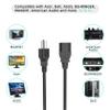 XMHEIRD 6ft UL AC Power Cord Cable for Powerfit Elite PFE-1912-S Vibration Platform Plate Deluxe Exercise Machines view 3