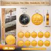 Spakon 30 Sets Christian Gifts for Men Religious Baptism Church Inspirational Bible Verse Engraved Compass Bamboo Pen Bookmark Christmas Christian Gifts for Pastor Father Sunday School (Natural) view 2
