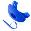 Gy Football Mouth Guard Football Mouthpiece, Mouthguard with Strap for Hockey/Lacrosse/Wrestling/Boxing/Basketball, Fits Adults/Youth/Kids 11+ (Bule) view 1