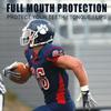 Gy Football Mouth Guard Football Mouthpiece, Mouthguard with Strap for Hockey/Lacrosse/Wrestling/Boxing/Basketball, Fits Adults/Youth/Kids 11+ (Bule) view 4