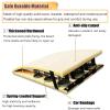 HDYZJQ Small Gymnastics Springboard for Kids Child, Pro Curved Spring Board for Vaulting Training, Gymnastics Equipment Vault Mini Trampoline(Beige) view 4