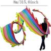 WZUOPG 3D Dragon Ribbon Streamer w/Telescopic Rod Flinging Dragon Spiral Practice Ribbon Streamer Dragon Dance Outdoor Sports, 8M view 2