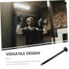 POPETPOP Weightlifting Plate Rack Fitness Equipment Accessory Sturdy Metal 20 Diameter x 320mm Bar Storage Rack view 3
