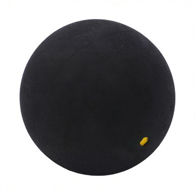 ZAWELIYO 37mm Single Dot Squash Balls Training Squash Ball Rubber Squash Racket Balls Beginner Competition Training (Single Yellow dot)