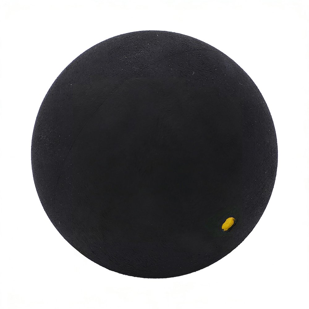 ZAWELIYO 37mm Single Dot Squash Balls Training Squash Ball Rubber Squash Racket Balls Beginner Competition Training (Single Yellow dot)