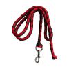 Horse Lead Rope Braided Horse Rope Swivel Buckle Horse Leading Rope Horse Leads with Snap Hook Equestrian Equipment, Red 3.5Meters view 1