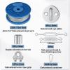 Tandefio Batting Cage Netting Wire Tension Kit Batting Cage Suspension Net Hanging Kits Ideal for Baseball and Softball Hitting Tunnels (55 ft) view 2