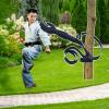 Elitix Wing Chun Dummy Karate Martial Arts Training Punching Stand, Wing Tsun Dummies Kung Fu Practice Wall Mount Equipment, Tai Chi Thai Kick Push Hand Man Pile (Size : for Hardware) view 2
