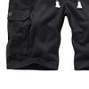 SWJGLITTR Mens Multi Pocket Work Shorts Elastic Waist Relaxed Cargo Short Lightweight Elastic Waist Outdoor Short Pants (Black,40) view 4