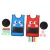 Abaodam 2sets Boys and Girls Sticky Vests for Outdoor Dodgeball Game Comfortable Safe Interactive Playwear Sticky Tails for Family Fun Activities view 1