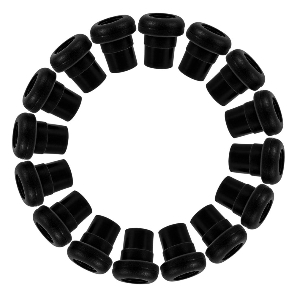 VANZACK 16pcs Foosball Machine Rod Plugs Foosball End Caps Table Parts Easy Installation for Table