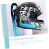 GLEAVI Helmet Braid Decor for Adults Boys and Girls Portable Suction Cup Ponytail Wig Unique Design view 3