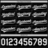 Personalized Black Authentic Throwback Baseball Jerseys Custom Large Mesh Short Sleeve T Shirts Baseball Pullover, Design Black and White Name Nmuber Sports Uniforms for Men Women Youth Boys Girls view 3