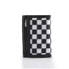 Nitort Wallet,RFID Trifold Canvas Outdoor Sports Wallets for Kid,Lovely and Novelty Wallet with Zipper for Kids- Front Pocket Wallet with Magic Sticker(Black Chequer KW01) view 1