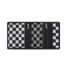 Nitort Wallet,RFID Trifold Canvas Outdoor Sports Wallets for Kid,Lovely and Novelty Wallet with Zipper for Kids- Front Pocket Wallet with Magic Sticker(Black Chequer KW01) view 4