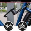 Master Lock 8335EURDPRO Folding Bike Lock with Hardened Steel links, 4 keys, Carrier and Mounting Bracket included, 84cm, Black view 2