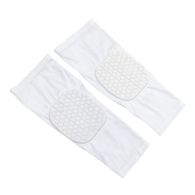 GANAZONO 2pcs Short Honeycomb Knee Pads Breathable Leg Brace Non-slip Patellar Tendon Support for Men Women Sports Sleeve for Pain Relief Outdoor Activities