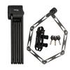 Master Lock 8333EURDPRO Certified Sold Secure Folding Bike Lock with Hardened Steel Links, 3 Keys, Carrier and Mounting Bracket Included, 95cm, Black view 1