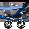 Master Lock 8333EURDPRO Certified Sold Secure Folding Bike Lock with Hardened Steel Links, 3 Keys, Carrier and Mounting Bracket Included, 95cm, Black view 3