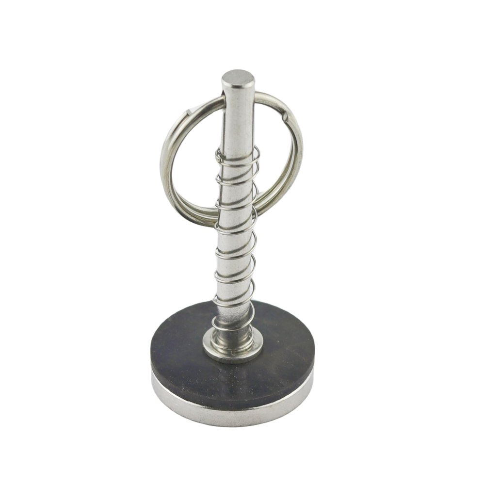 316 Stainless Steel Marine Hatch Cover Handle pins, Spring pins, Hatch Cover pins, bin Door Pull Rings (1, 1/4in(6.3mm))