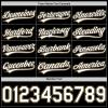 Make Your Own Hip Hop Athletic T Shirts, Personalized Black Team Uniforms for Men Women Youth Boys Girls, Custom Short Sleeve Styles Gold Black White Name Number Name Number Stitched Front Back view 3
