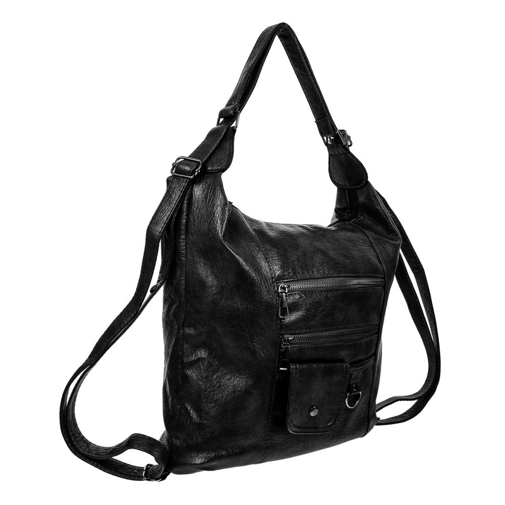 GALPADA Women's Pu Backpack Multi-purpose Girl Pouch Capacity Tote Bag for School Travel Fashionable Casual Design