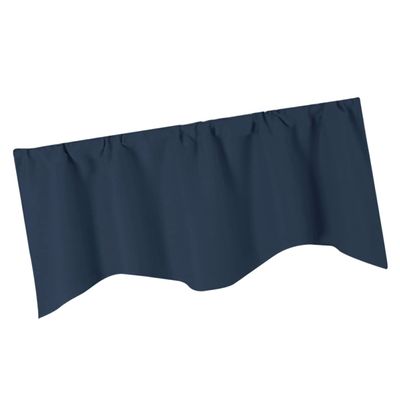 Cabilock High Precision Dark Blue Blackout Curtain Pure Color Short Window Treatment for Kitchen Dining Room Living Room Elegant Design