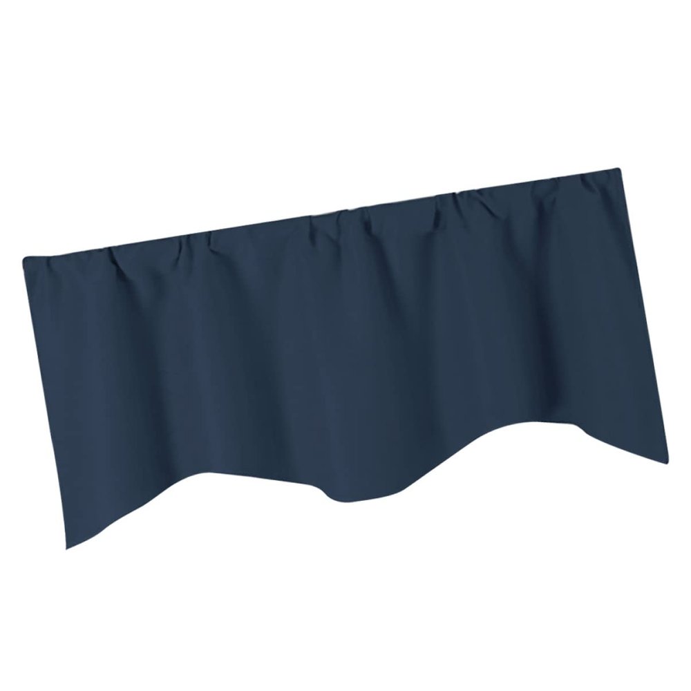 Cabilock High Precision Dark Blue Blackout Curtain Pure Color Short Window Treatment for Kitchen Dining Room Living Room Elegant Design