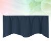 Cabilock High Precision Dark Blue Blackout Curtain Pure Color Short Window Treatment for Kitchen Dining Room Living Room Elegant Design view 3