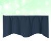 Cabilock High Precision Dark Blue Blackout Curtain Pure Color Short Window Treatment for Kitchen Dining Room Living Room Elegant Design view 4