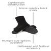 TYRHDJZQ Anime Cosplay Black Shoes Adult Accessory Shoes Halloween Accessories (US 6 view 2