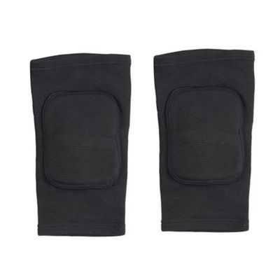 FRCOLOR 2pcs Thick Sponge Knee Pads for Non-slip Knee Support for Men Women for Fitness Weightlifting Running Basketball Black