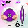 VercanMonth 4 Pcs Sports Training Discus Boys Girls Discus Track and Field Discuses Training Equipment for High School and College Throwers Practice and Competition(Purple) view 2