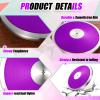 VercanMonth 4 Pcs Sports Training Discus Boys Girls Discus Track and Field Discuses Training Equipment for High School and College Throwers Practice and Competition(Purple) view 3
