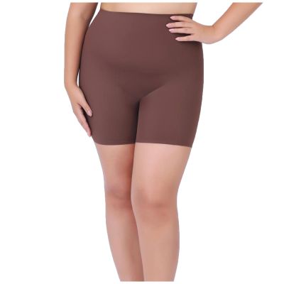 HGps8w 2025 Summer Womens Slip Shorts for Under Dresses Seamless Smooth Shapewear Shorts Anti Chafing Boyshorts Panties