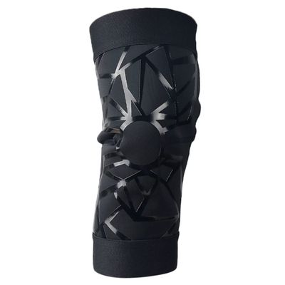 FRCOLOR Elastic Knee Sleeve for Men Breathable Soft Knee Brace with Non-slip Design for Sports and Daily Activities Black Protects and Supports during Running Cycling and More