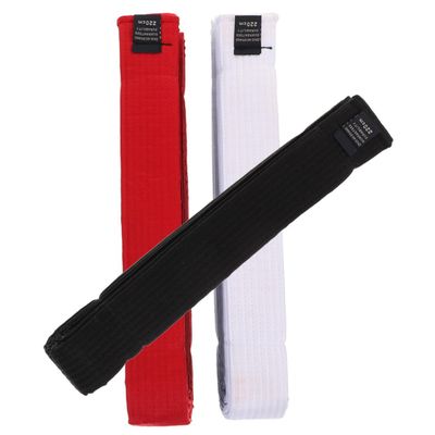 KOMBIUDA 3pcs Comfortable Taekwondo Belts Karate Waistbands for Adults Durable and Lightweight Easy to Move for Martial Arts Training