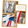 KOMBIUDA 3pcs Comfortable Taekwondo Belts Karate Waistbands for Adults Durable and Lightweight Easy to Move for Martial Arts Training view 4