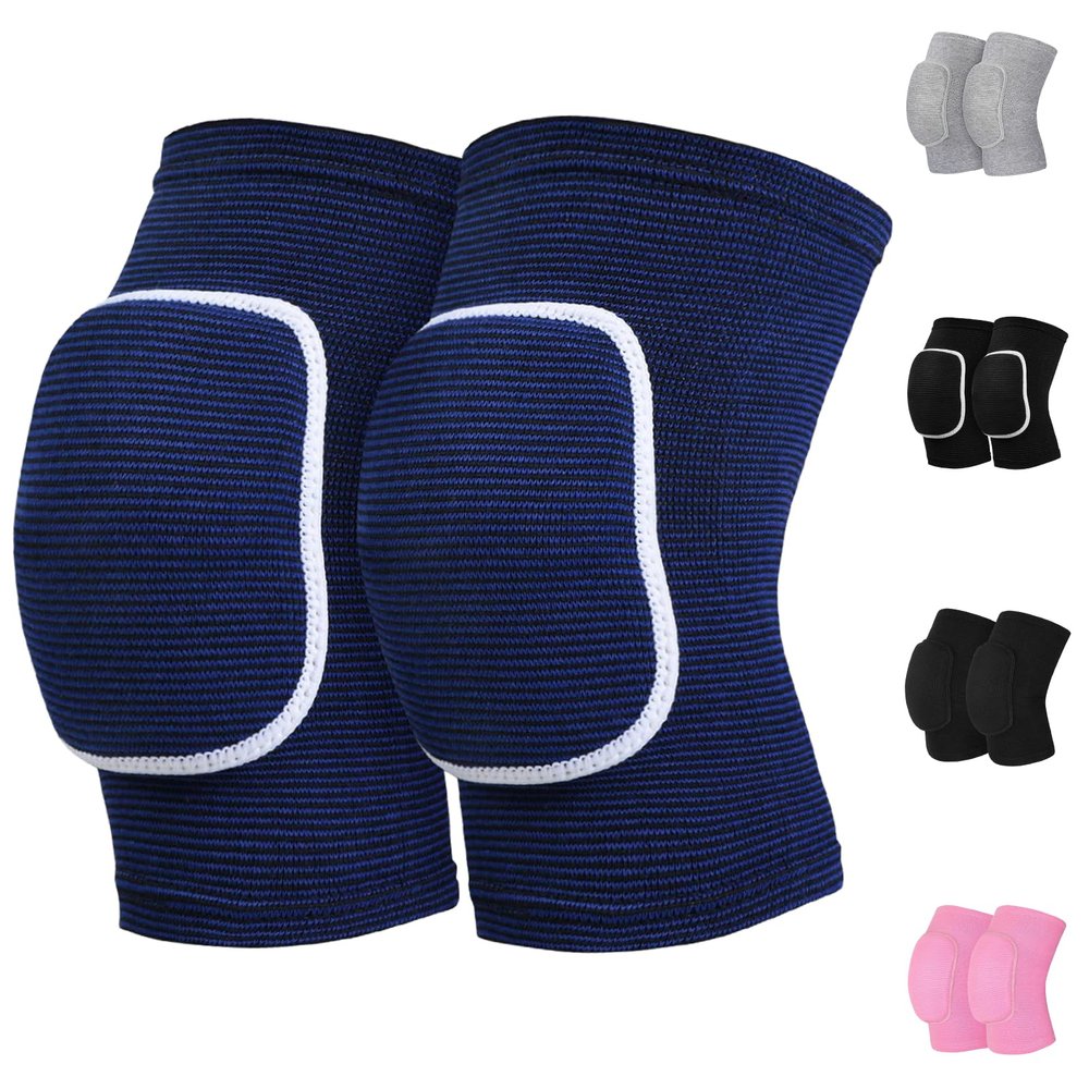 HISFFOG Volleyball Knee Pads for Women, Men, Youth, Girls, Kids, Knee Brace for Volleyball Basketball Football Dance Yoga Tennis Running Cycling Workout Climbing Wrestling