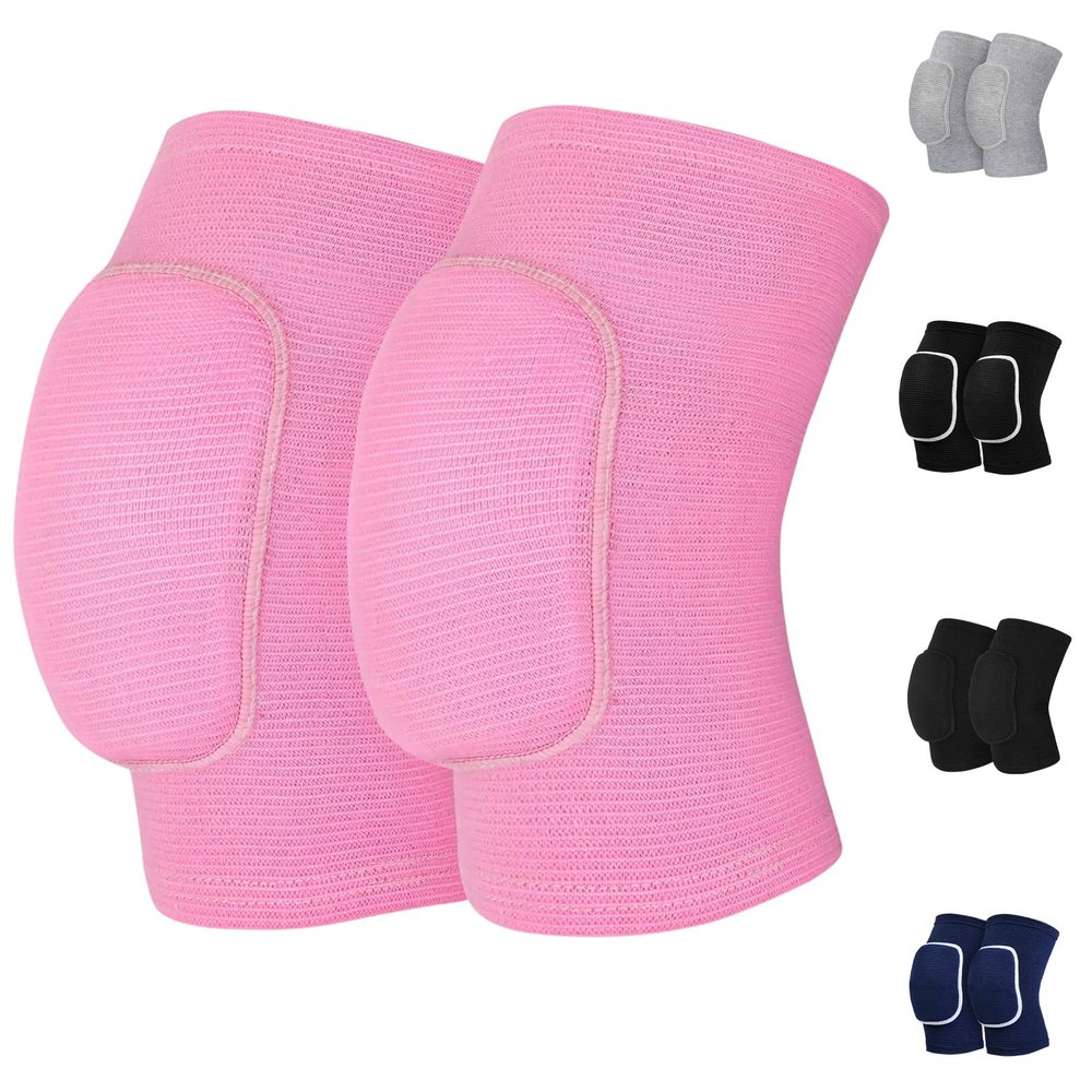 HISFFOG Volleyball Knee Pads for Women, Men, Youth, Girls, Kids, Knee Brace for Volleyball Basketball Football Dance Yoga Tennis Running Cycling Workout Climbing Wrestling