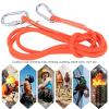LOCADENCE 3M Safety Lanyard, 1800Kg Breaking Resistance Nylon Climbing Lanyard, Protective Safety Belt for for Outdoor Rock Climbing, Tree Climbing view 2