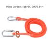 LOCADENCE 3M Safety Lanyard, 1800Kg Breaking Resistance Nylon Climbing Lanyard, Protective Safety Belt for for Outdoor Rock Climbing, Tree Climbing view 4