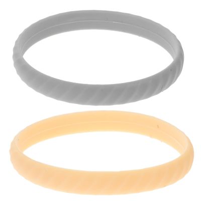 FRCOLOR 2pcs Patellar Tendon Support Strap Elastic Knee Brace for Fitness and Sports Soft Non- Material Skin Tone for Knee