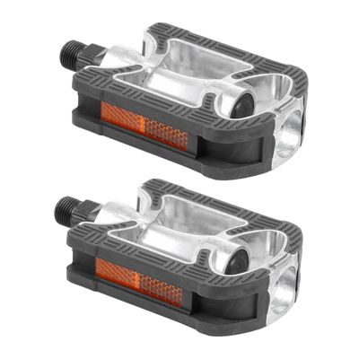 2pcs Non-Skid Aluminum Alloy Pedals Flat Bike Pedals for Mountain Accessories Comfortable Long Distance Riding