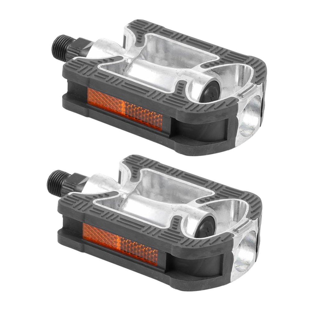 2pcs Non-Skid Aluminum Alloy Pedals Flat Bike Pedals for Mountain Accessories Comfortable Long Distance Riding