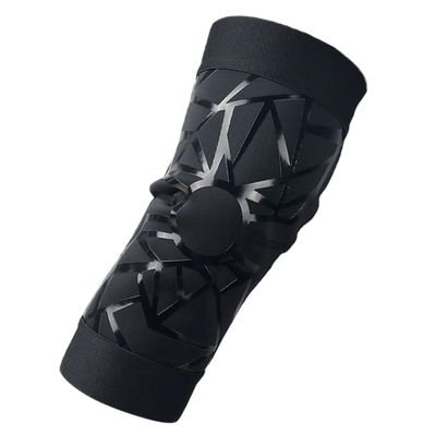 FRCOLOR Elastic Knee Sleeve for Pain Relief Breathable Compression Support for Running Sports and Outdoor Activities Comfortable Non-slip Design Black Xxl